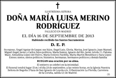 María Luisa Merino Rodríguez